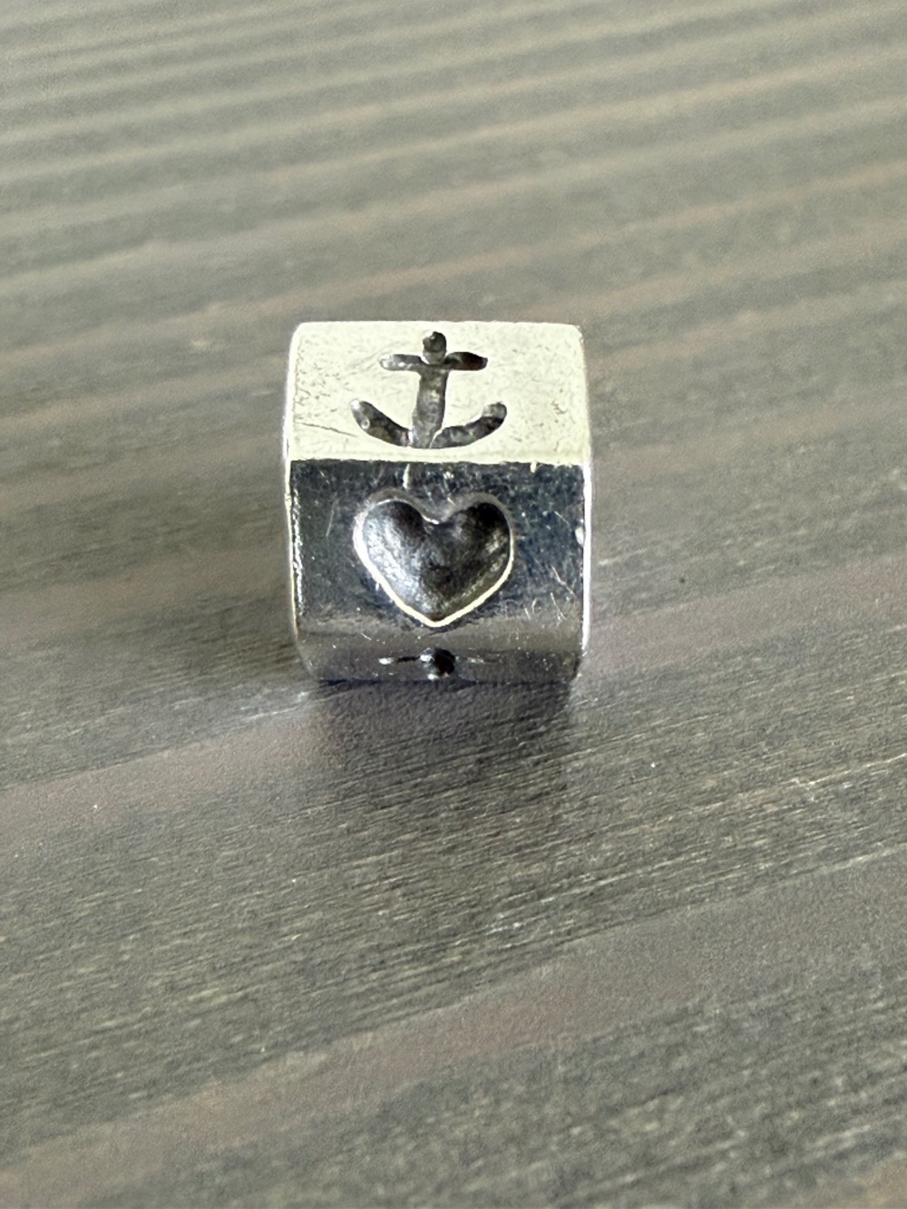 Pandora ALE S925 Sterling Silver Faith Hope Love Charm